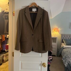 Frame Denim Classic Checkered Blazer New Never worn. Gifted. Too big.